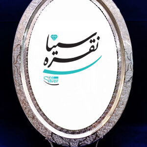 آینه کابینتی بیضی بدون تاج