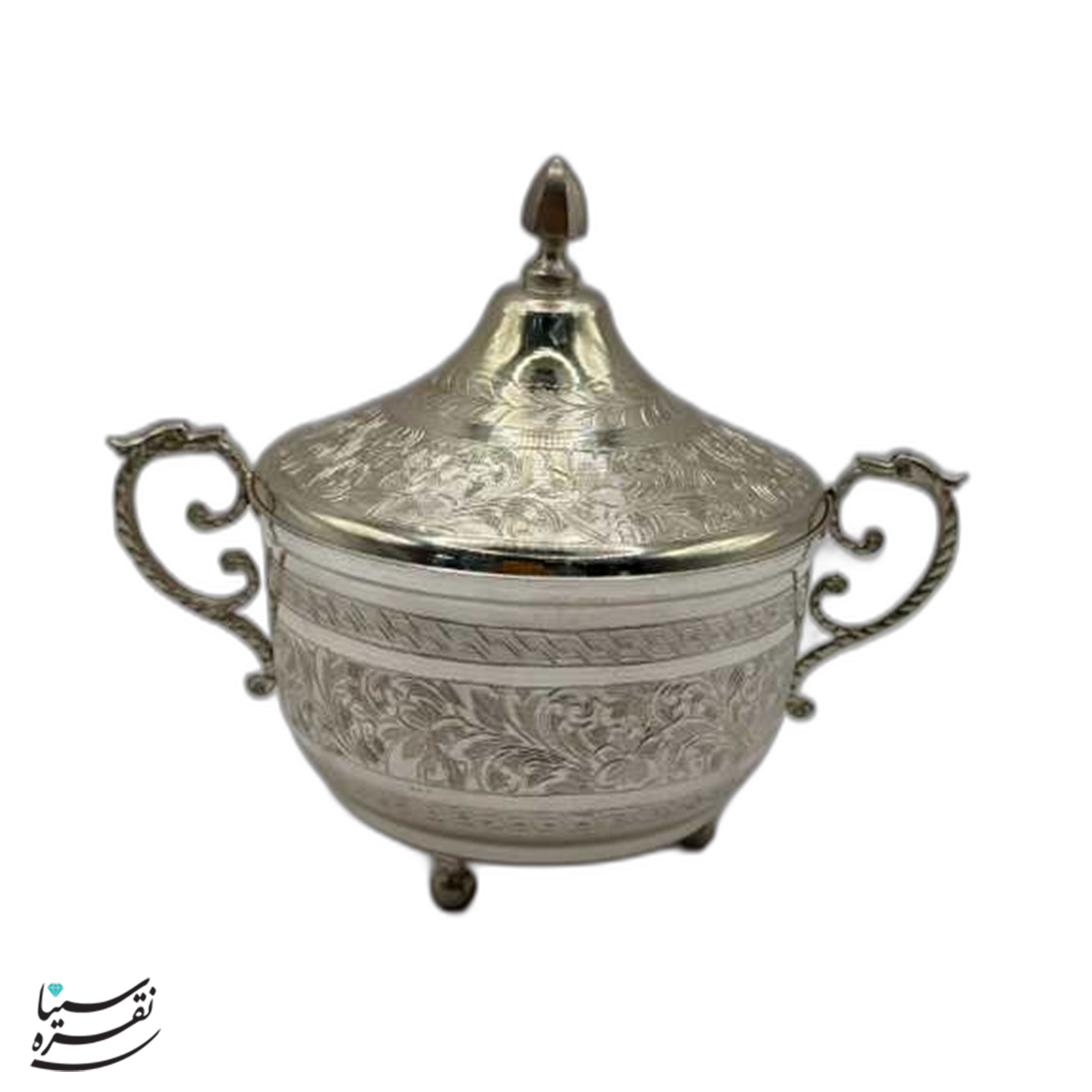قندان نقره کد 10016