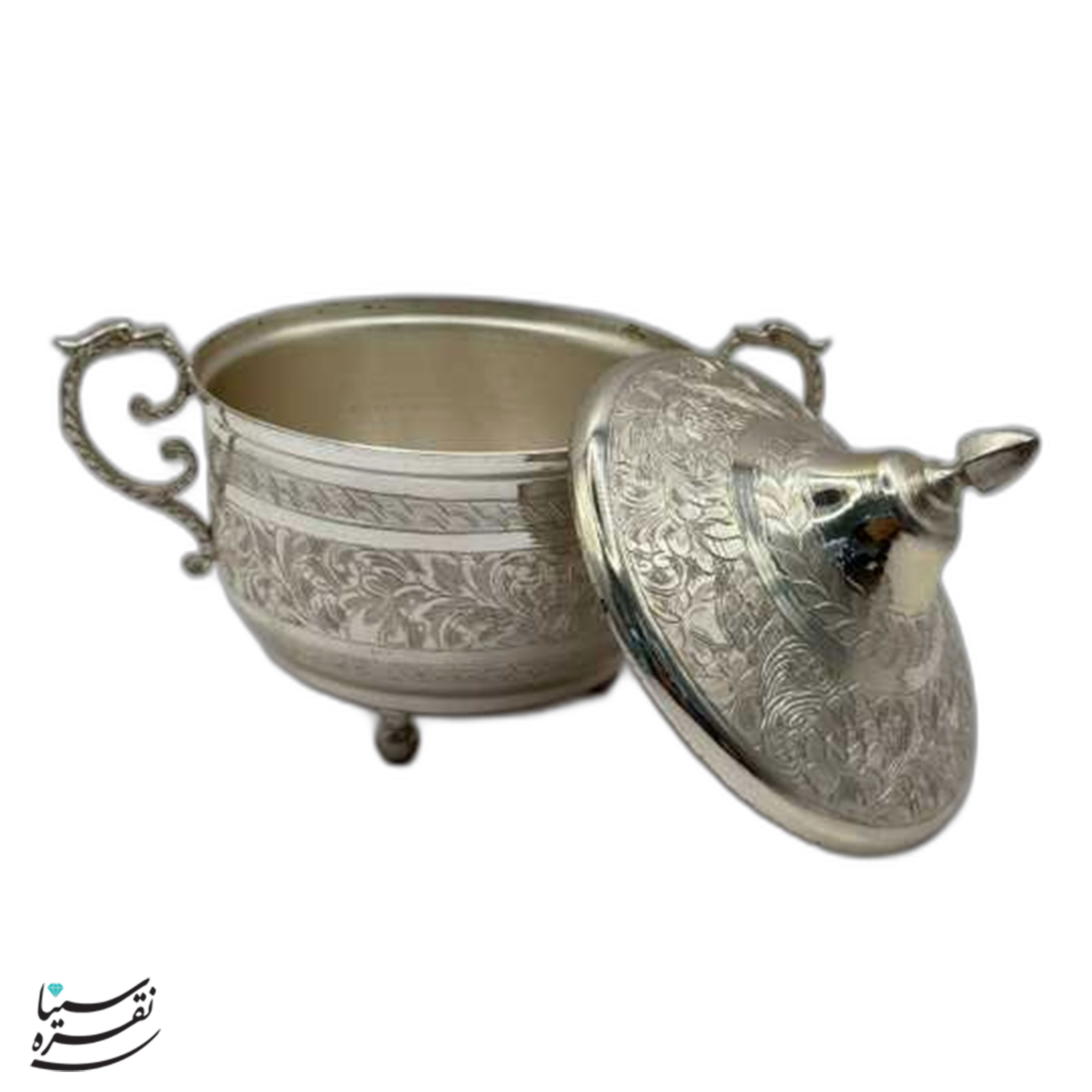 قندان نقره کد 10016