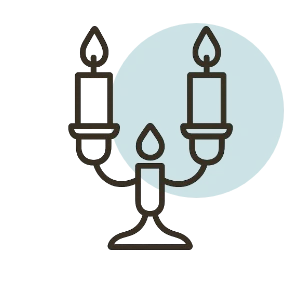 شمعدان نقره