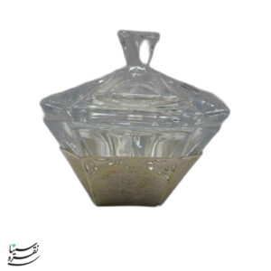 قندان نقره کریستال کد 1101021