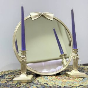آینه و شمعدان نقره