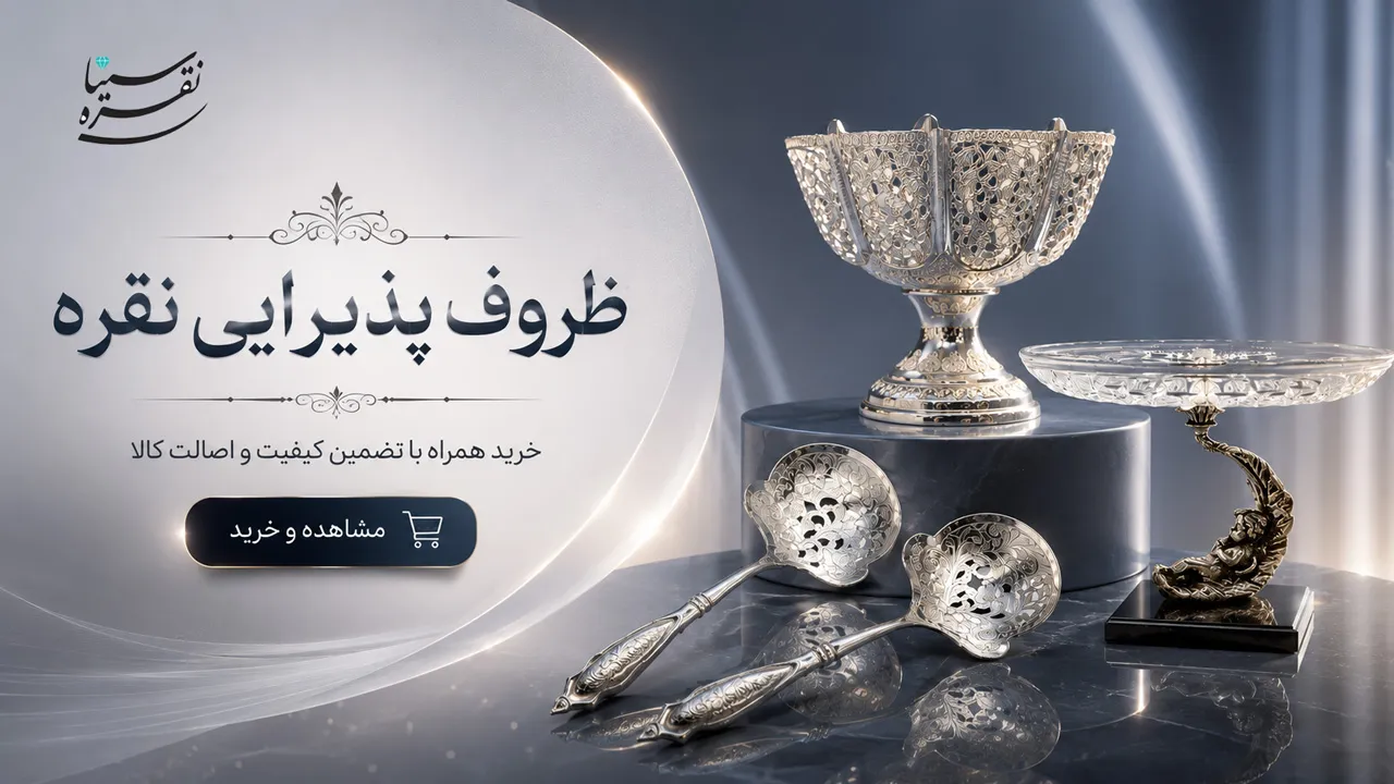 ظروف پذیرایی نقره